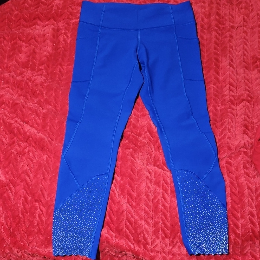 Blue Lululemon Leggings